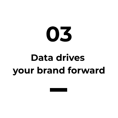 Data drives your brand forward